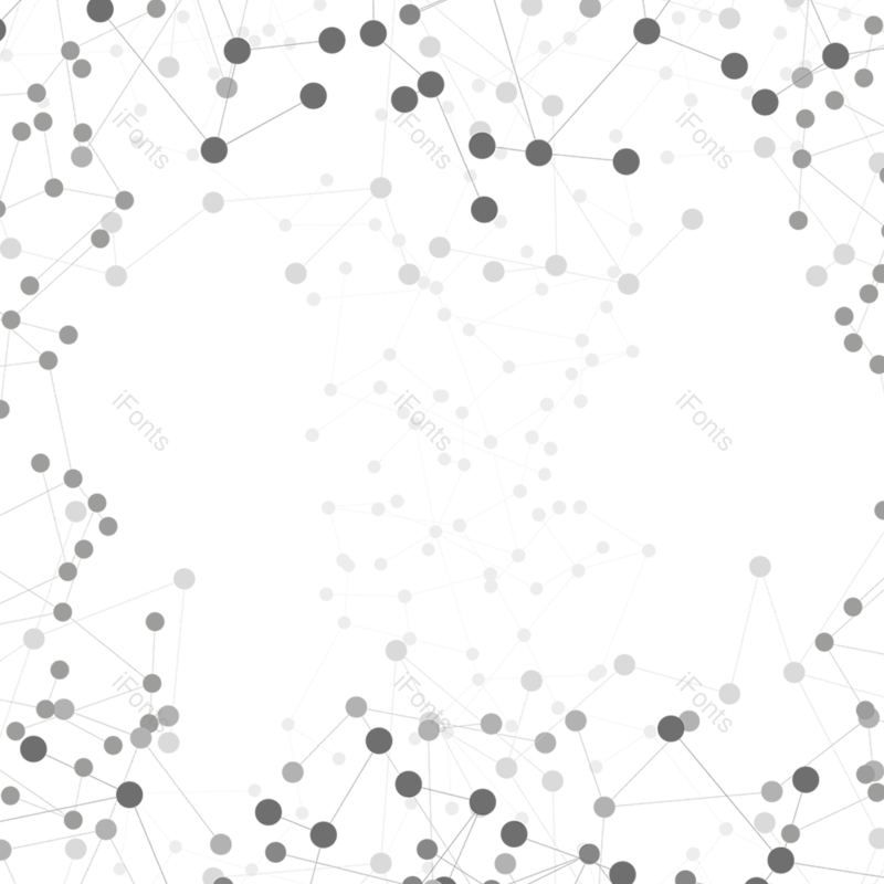 线条图片,科技感元素,抽象PNG,圆点免抠素材